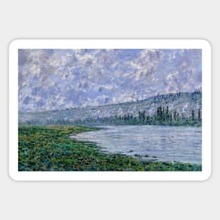 The Seine at Vetheuil by Claude Monet Magnet